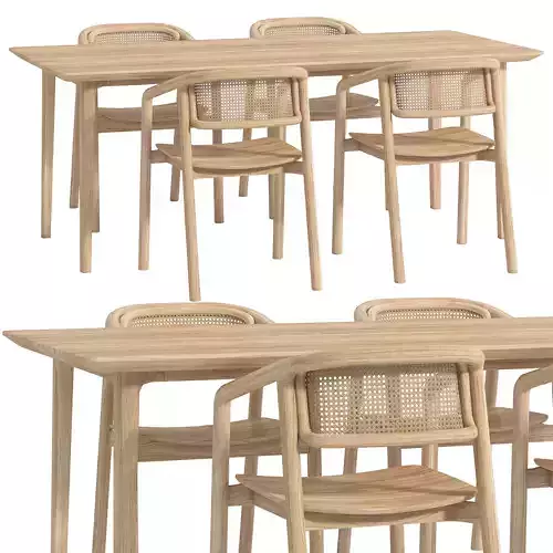 Dining chair Gali and table Archie