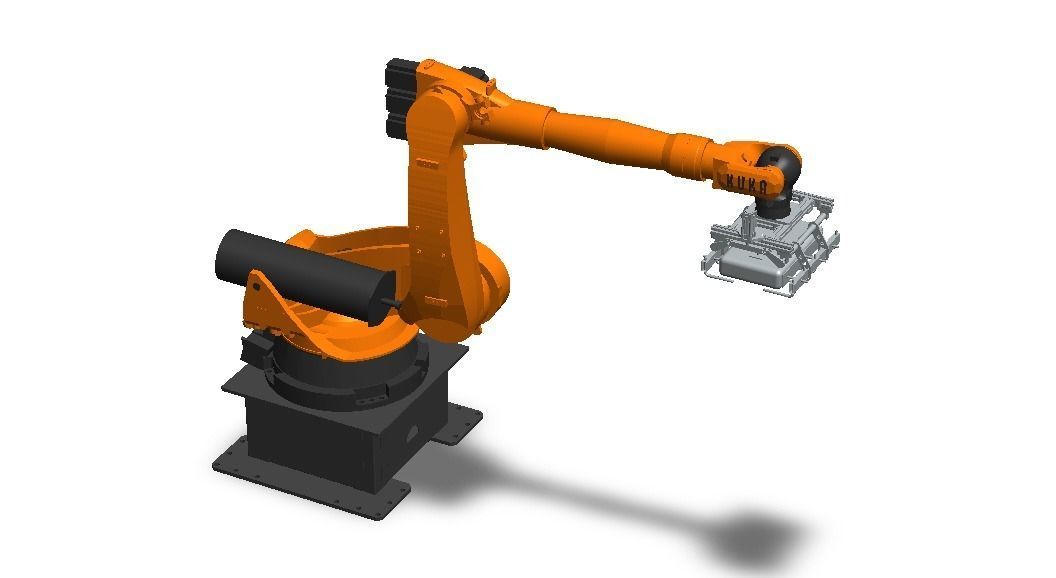 KUKA Robot KR 210-2K W Gripper Free 3D model_5