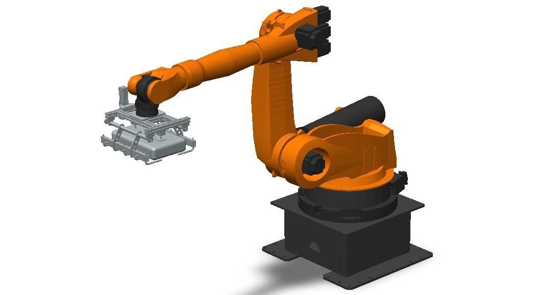 KUKA Robot KR 210-2K W Gripper Free 3D model_29