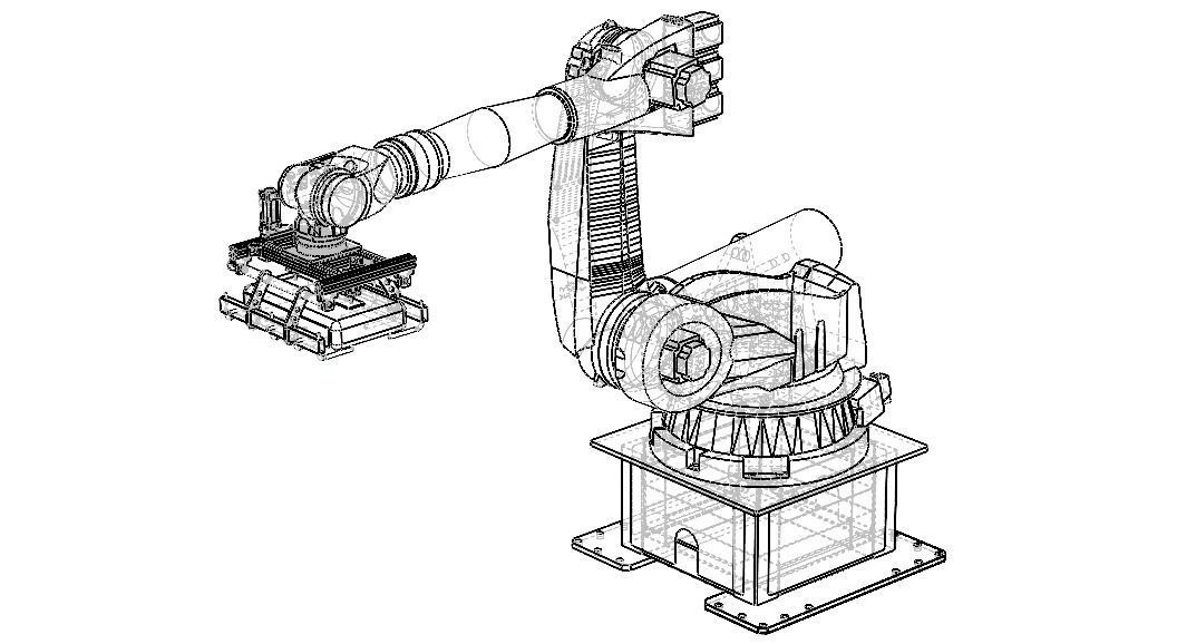 KUKA Robot KR 210-2K W Gripper Free 3D model_27