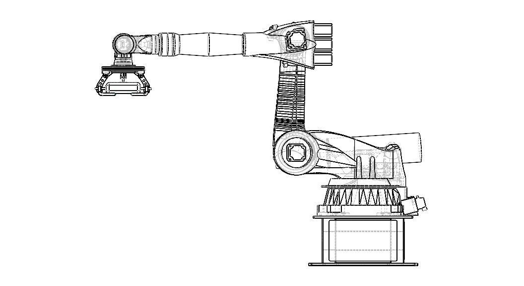 KUKA Robot KR 210-2K W Gripper Free 3D model_11