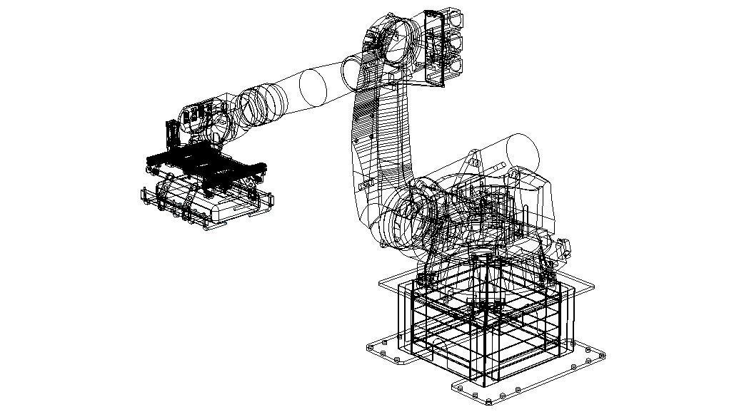 KUKA Robot KR 210-2K W Gripper Free 3D model_28
