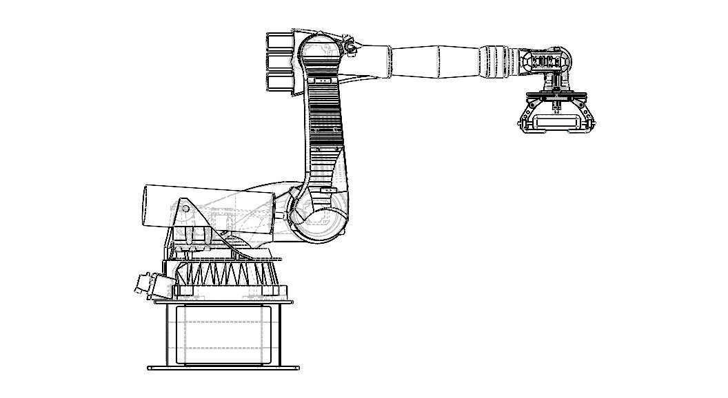 KUKA Robot KR 210-2K W Gripper Free 3D model_7