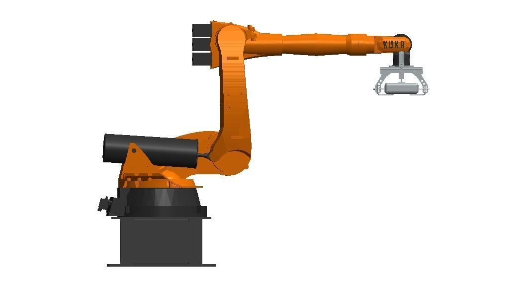 KUKA Robot KR 210-2K W Gripper Free 3D model_9