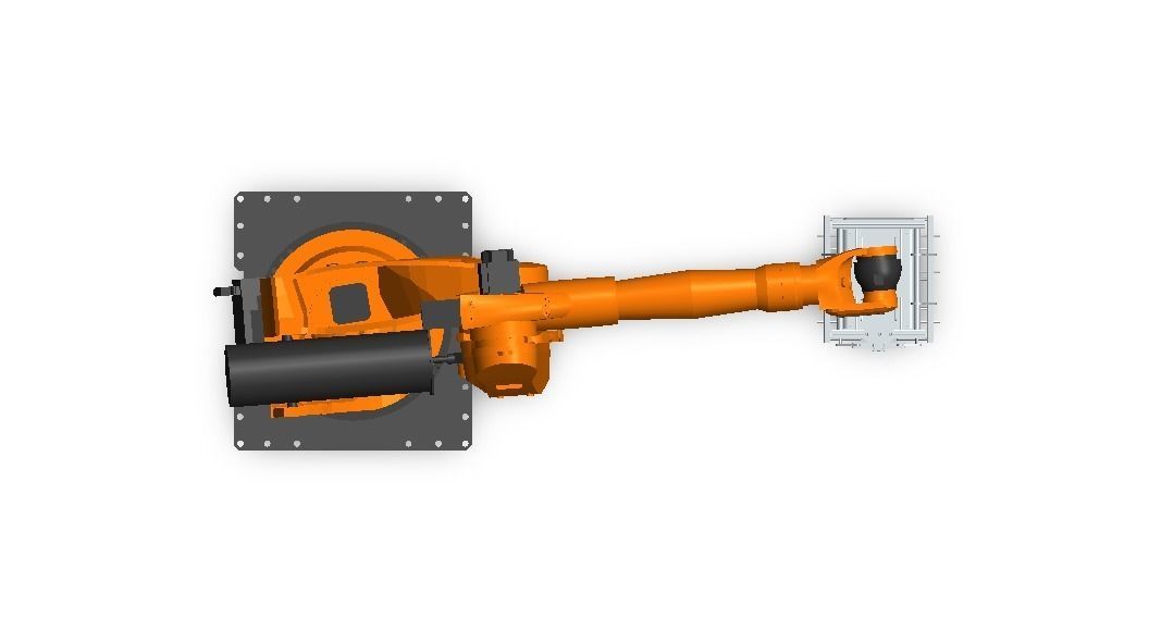 KUKA Robot KR 210-2K W Gripper Free 3D model_17