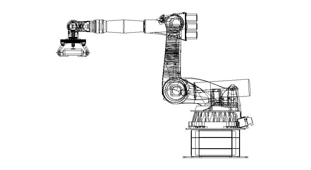 KUKA Robot KR 210-2K W Gripper Free 3D model_12