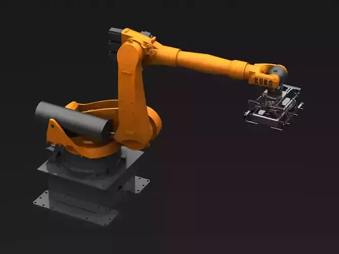 KUKA Robot KR 210-2K W Gripper Free 3D model