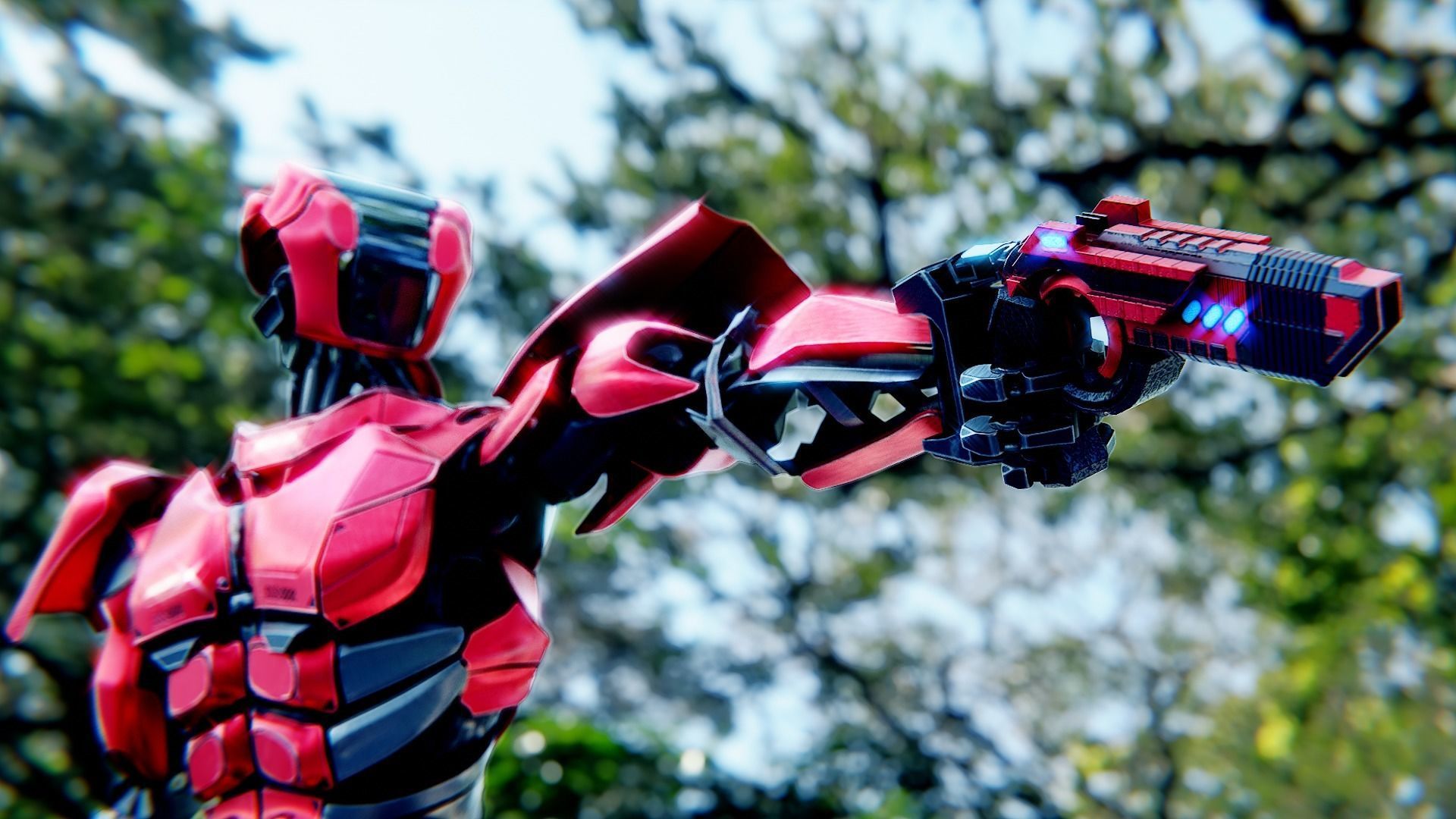 MECH-110 Low-poly 3D model_5