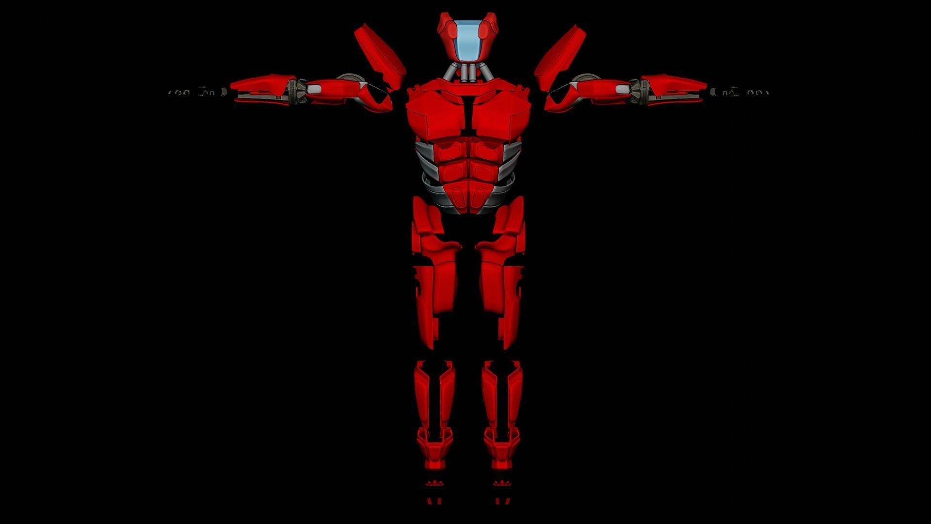MECH-110 Low-poly 3D model_8