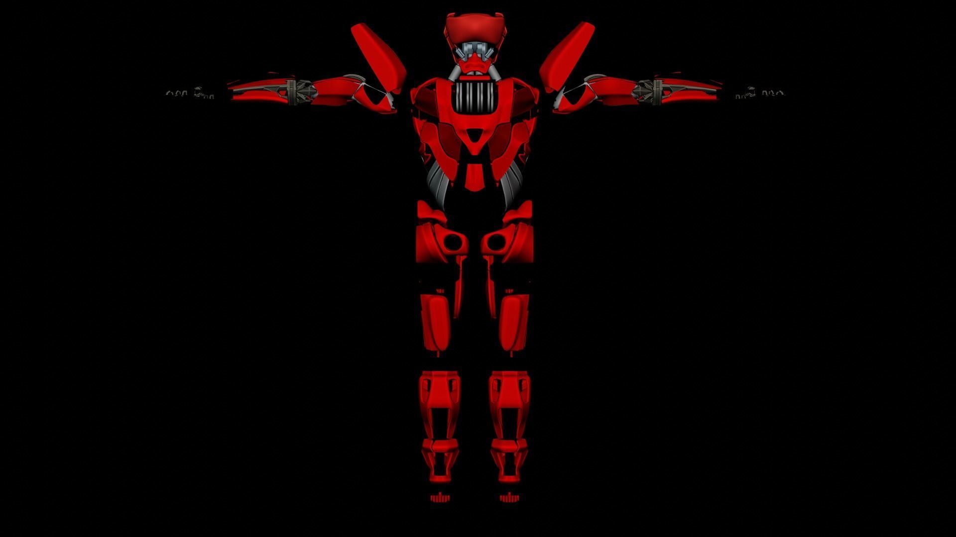 MECH-110 Low-poly 3D model_1