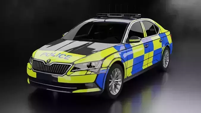 Skoda Superb UK Police