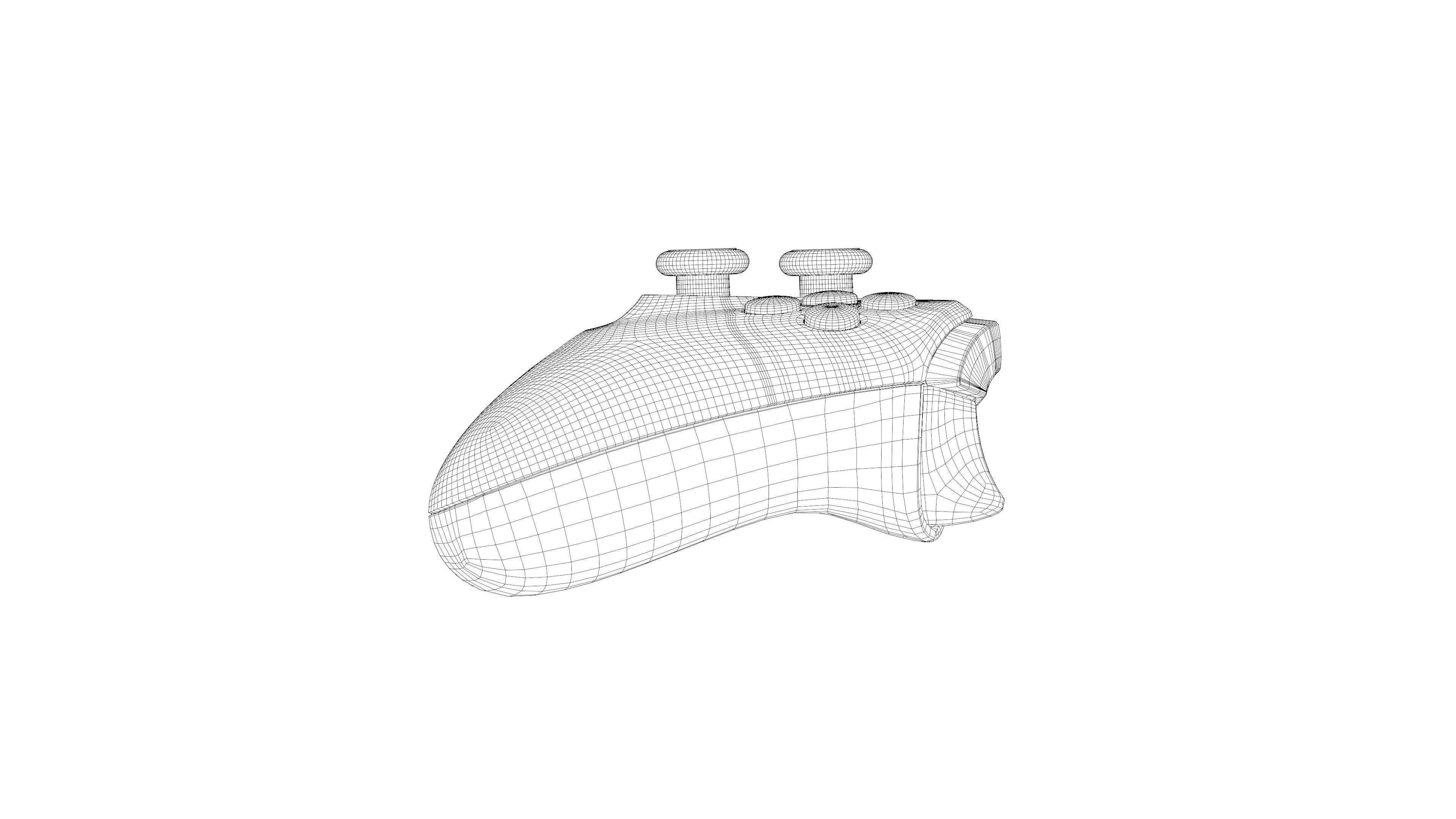 Xbox Series X Controller pbr Low-poly 3D model_6
