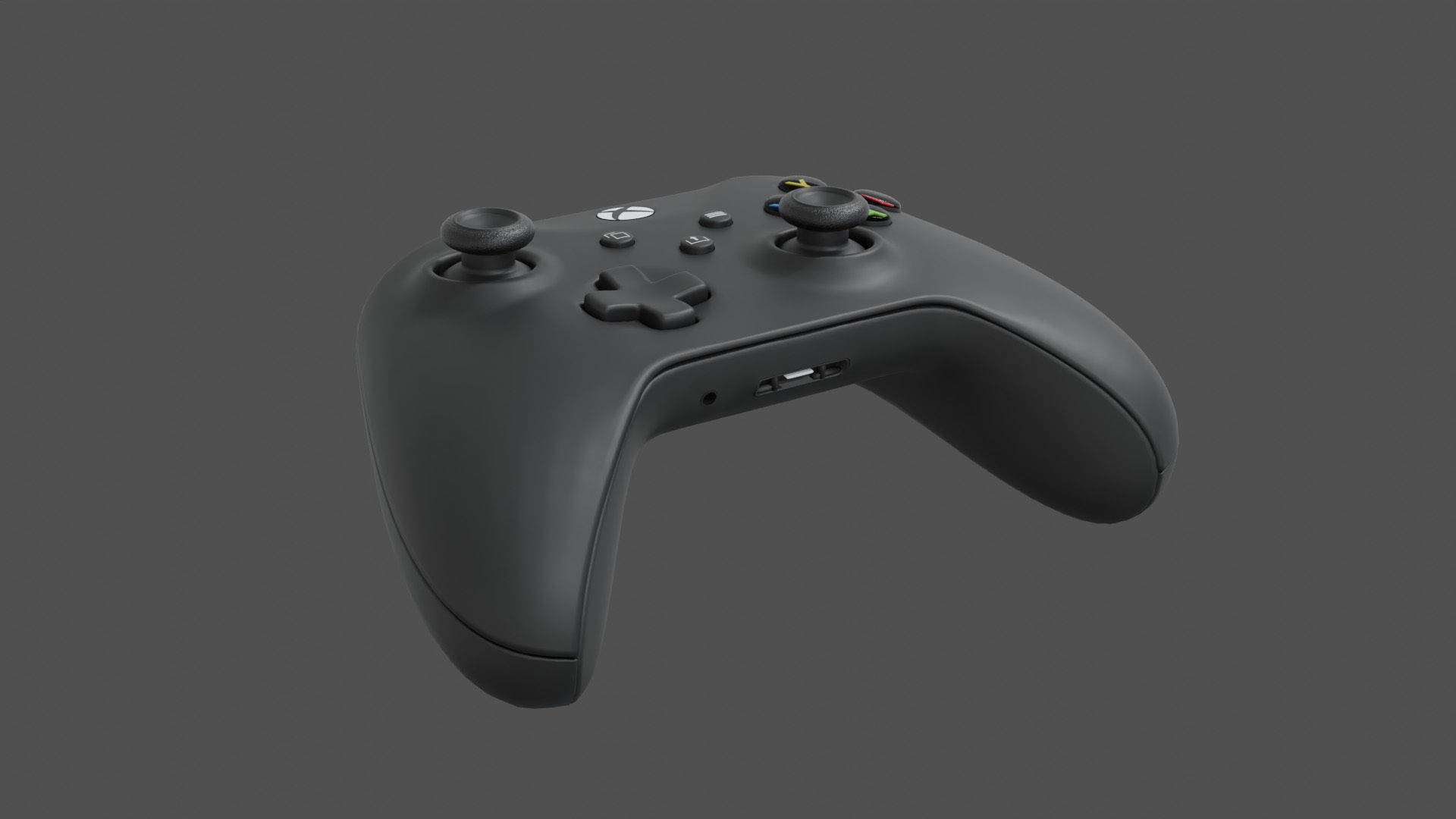 Xbox Series X Controller pbr Low-poly 3D model_4