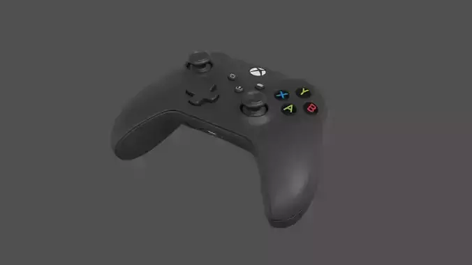 Xbox Series X Controller pbr Low-poly 3D model Xbox Series X Controller pbr Low-poly 3D model