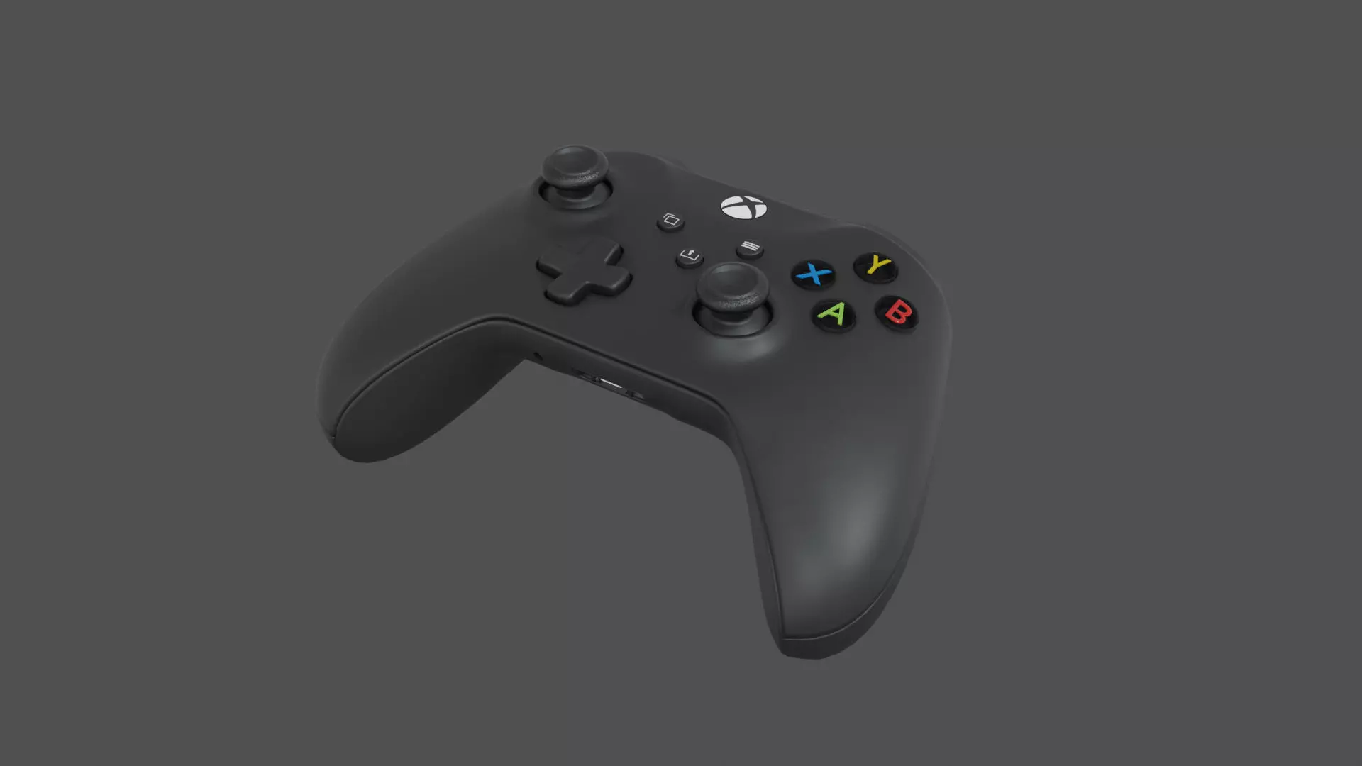 Xbox Series X Controller pbr Low-poly 3D model_0