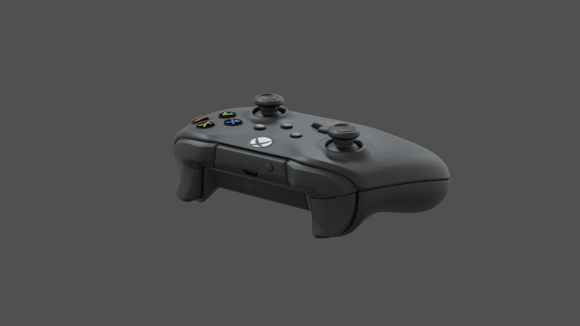 Xbox Series X Controller pbr Low-poly 3D model_1