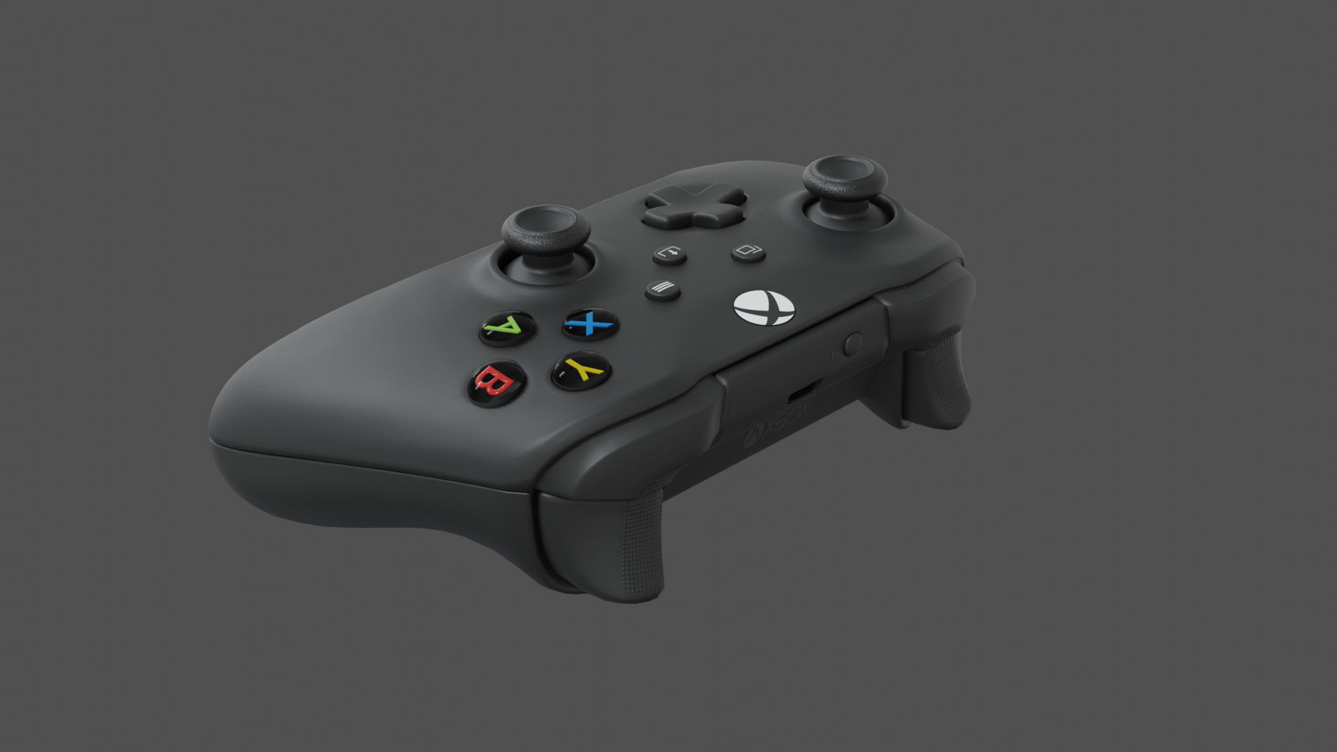 Xbox Series X Controller pbr Low-poly 3D model_5