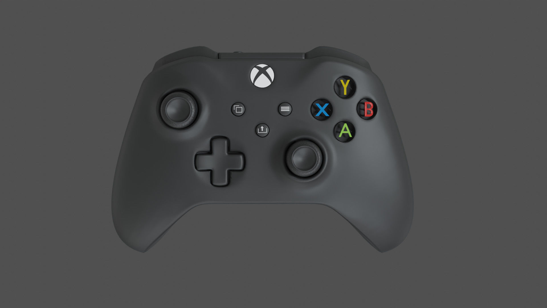 Xbox Series X Controller pbr Low-poly 3D model_3