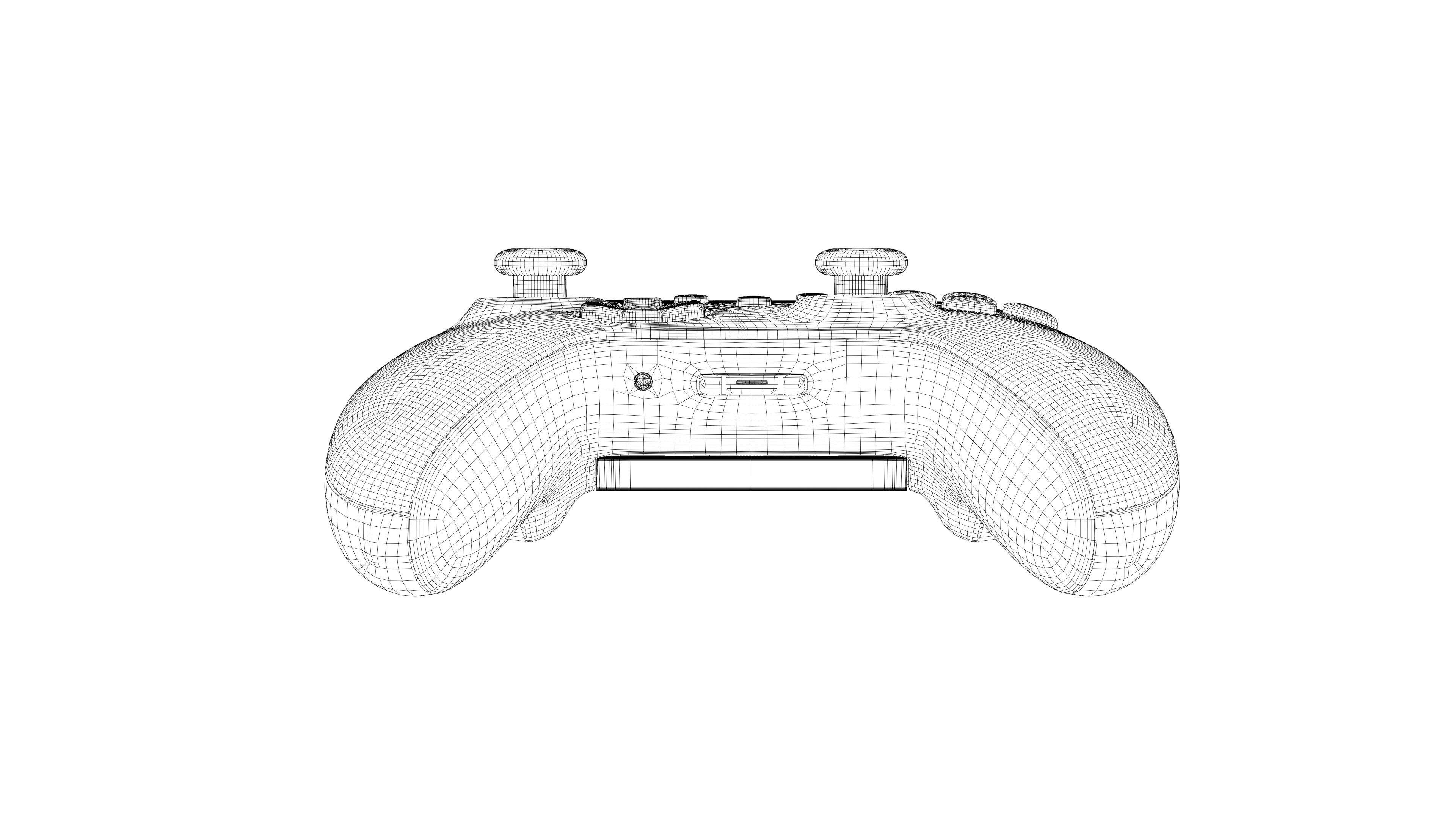Xbox Series X Controller pbr Low-poly 3D model_8
