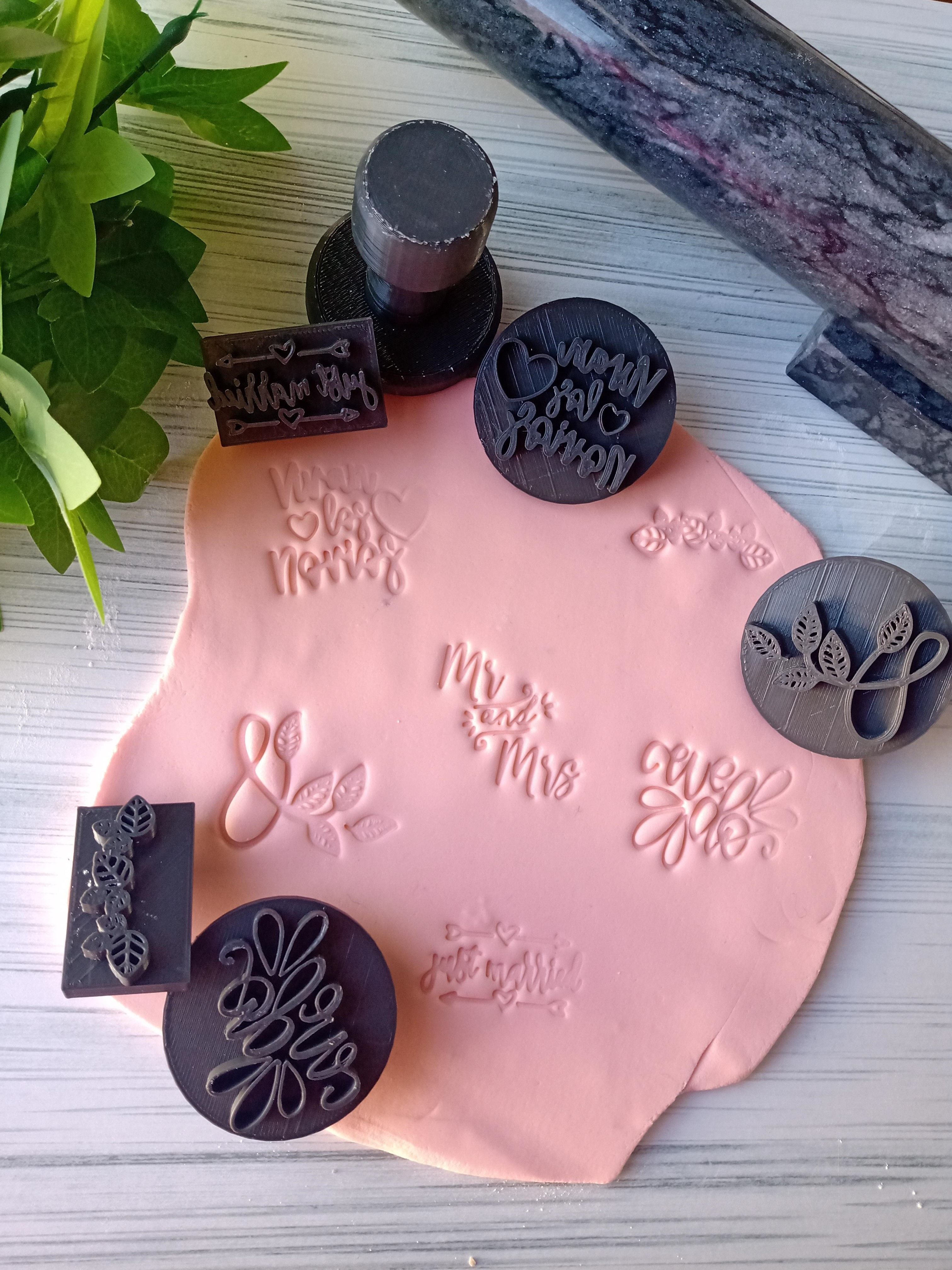 Combo x 10 Set de Sellos con Mango Interacambiable Varios 3D print model_12