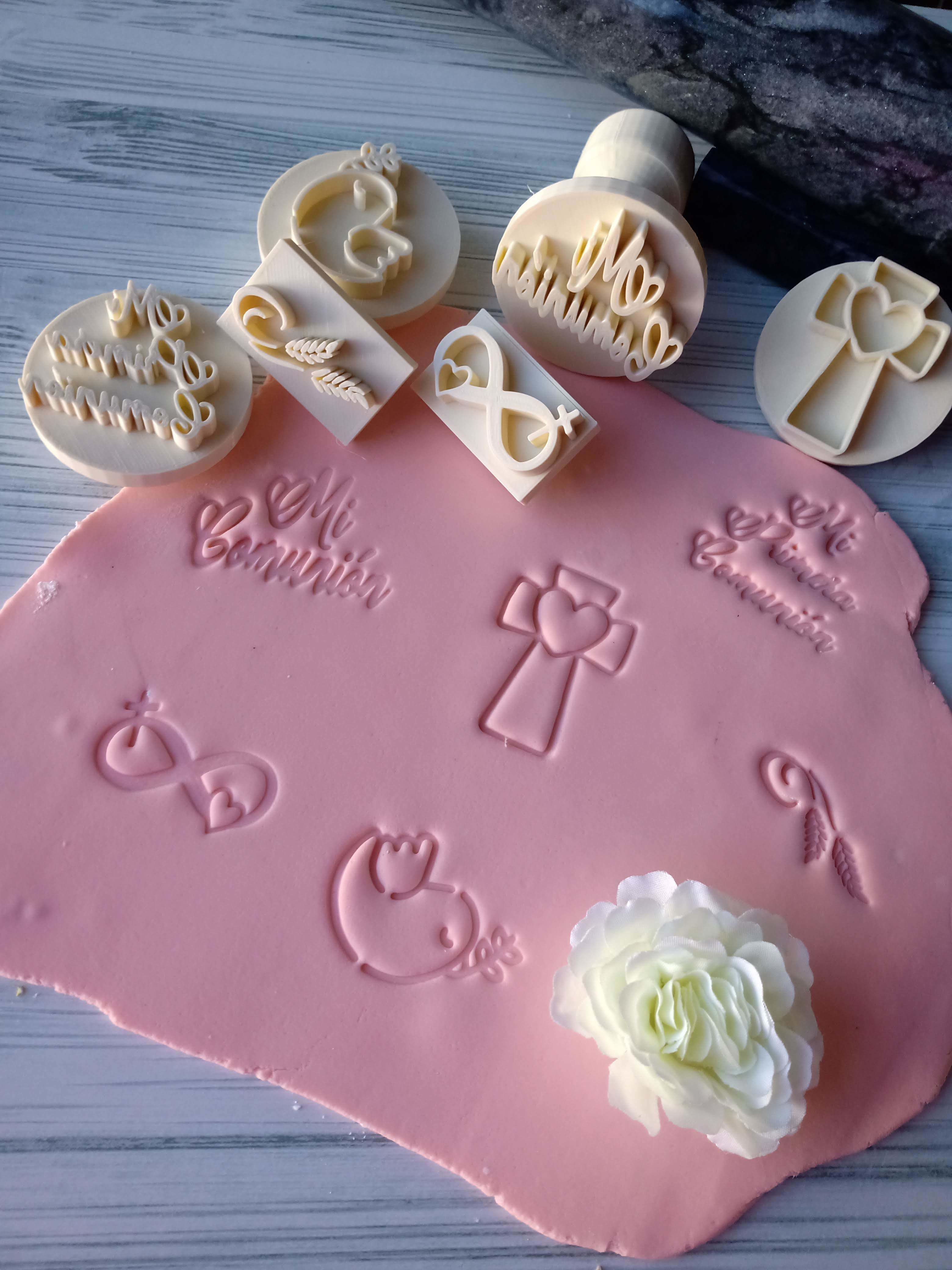 Combo x 10 Set de Sellos con Mango Interacambiable Varios 3D print model_9