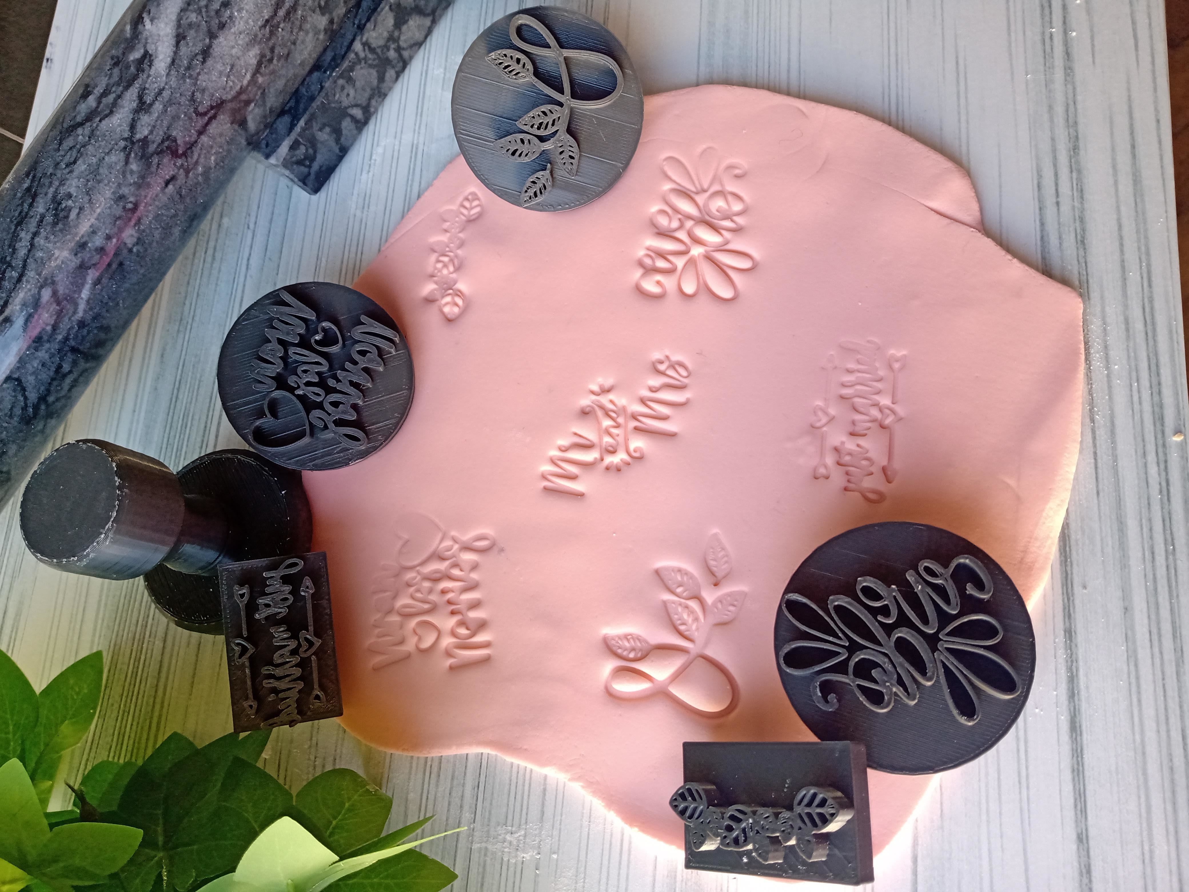 Combo x 10 Set de Sellos con Mango Interacambiable Varios 3D print model_14