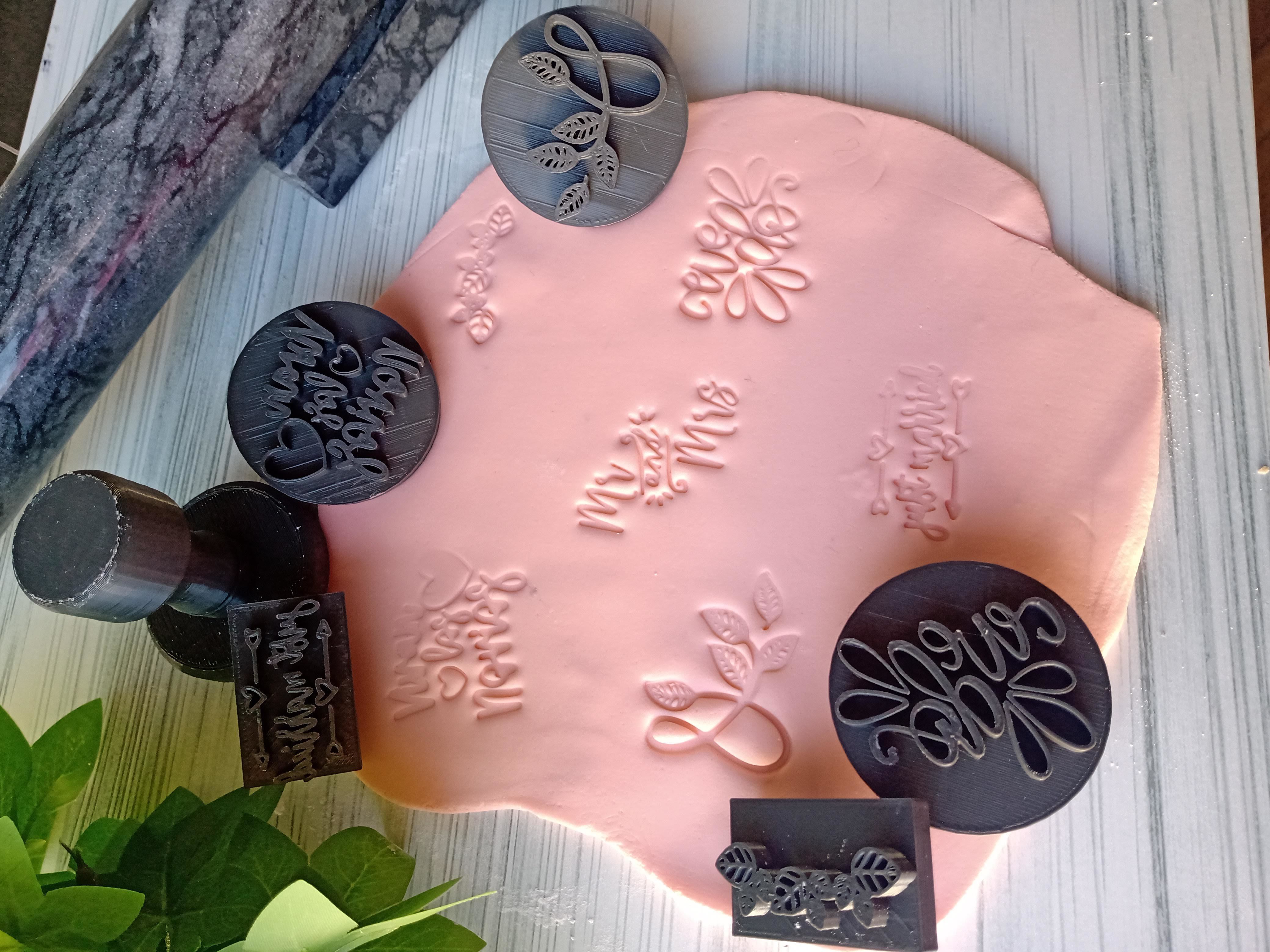 Combo x 10 Set de Sellos con Mango Interacambiable Varios 3D print model_13