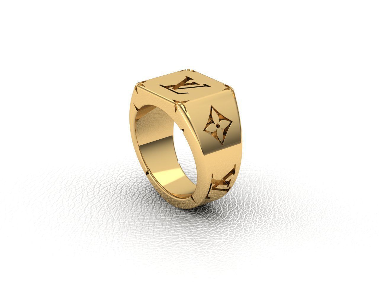 LV Ring 3D print model_1