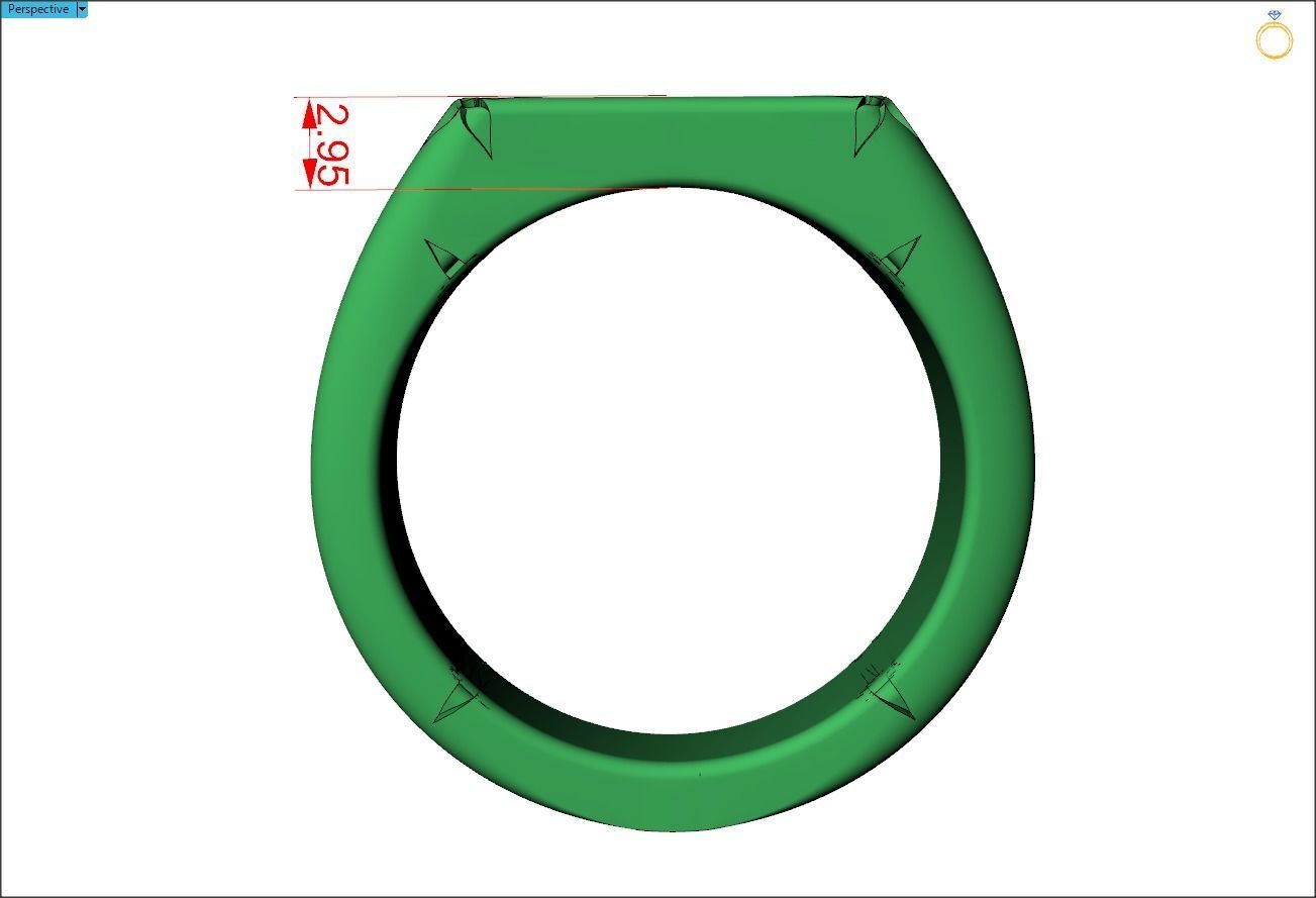 LV Ring 3D print model_4