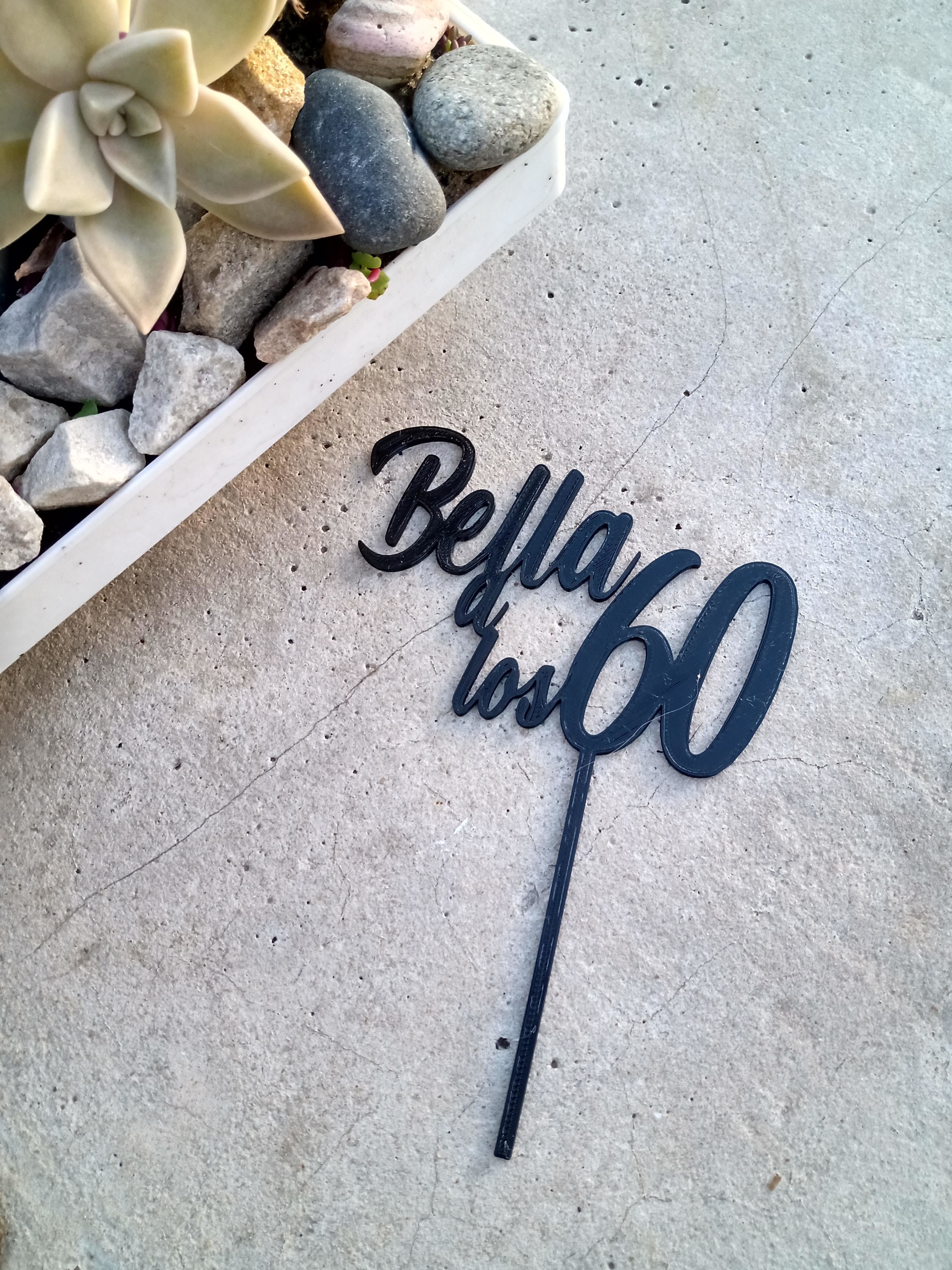 Combo x 100 Toppers Adornos para torta  3D print model_16