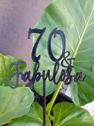 Combo x 100 Toppers Adornos para torta  3D print model