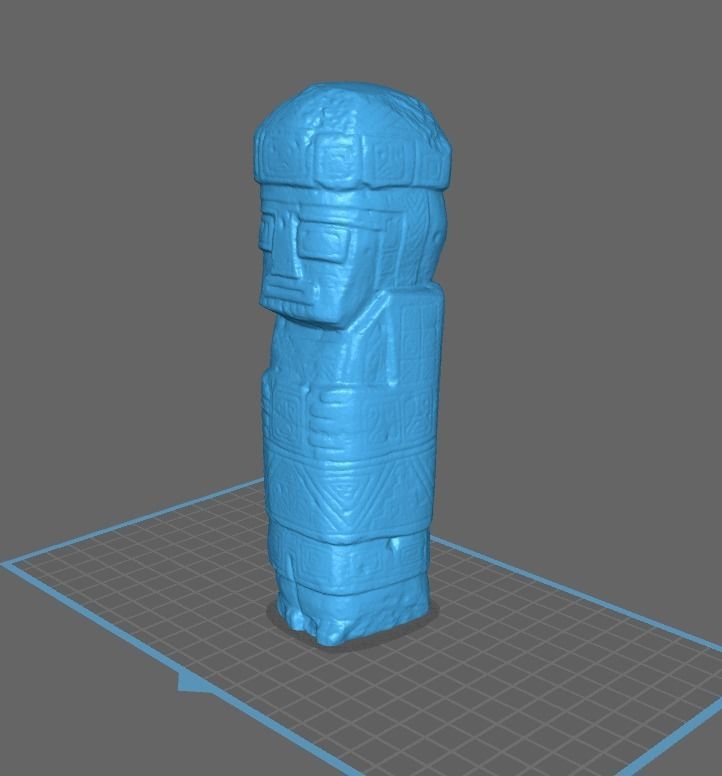 Tiwanaku replica statue 3D print model_2