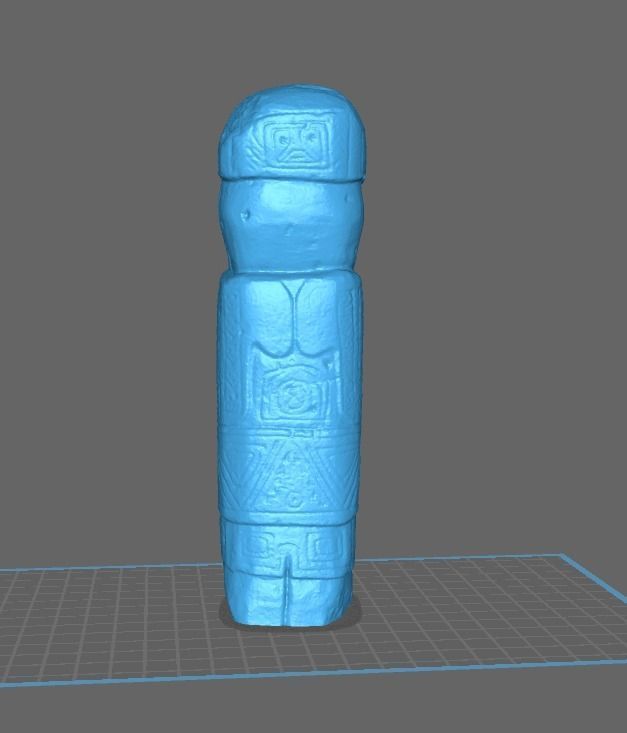 Tiwanaku replica statue 3D print model_4