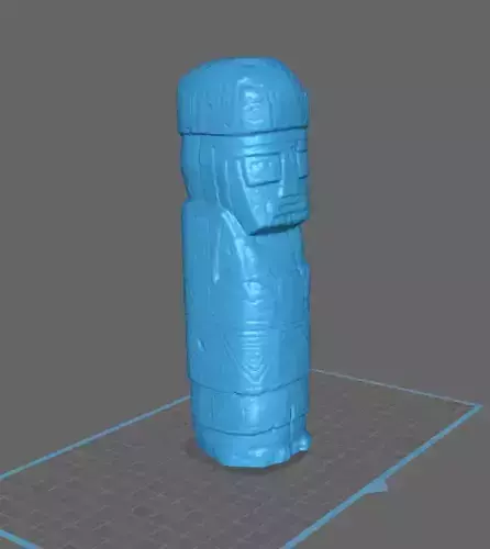 Tiwanaku replica statue 3D print model