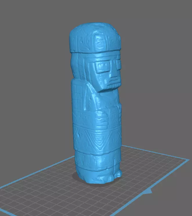 Tiwanaku replica statue 3D print model_0