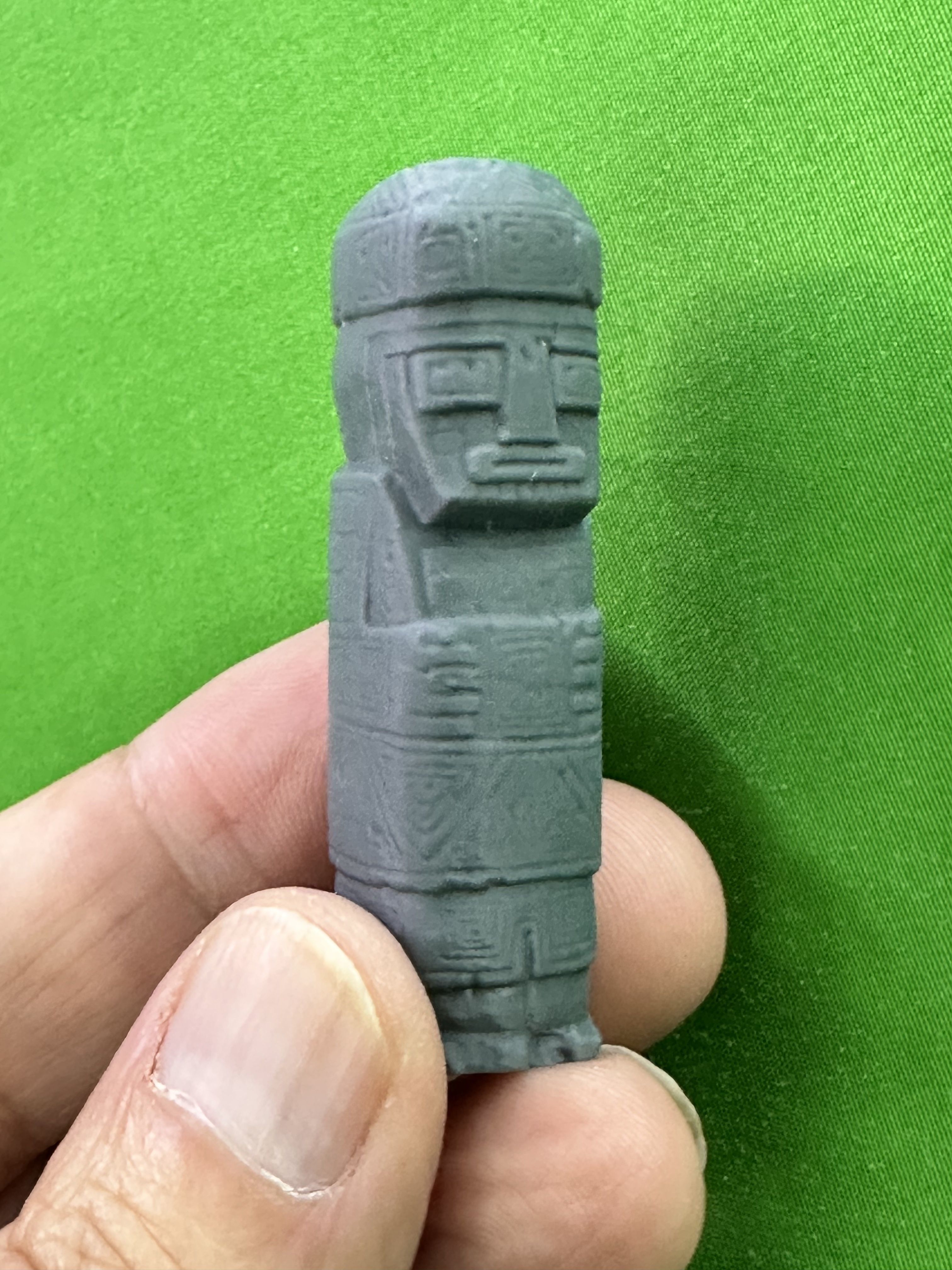Tiwanaku replica statue 3D print model_5