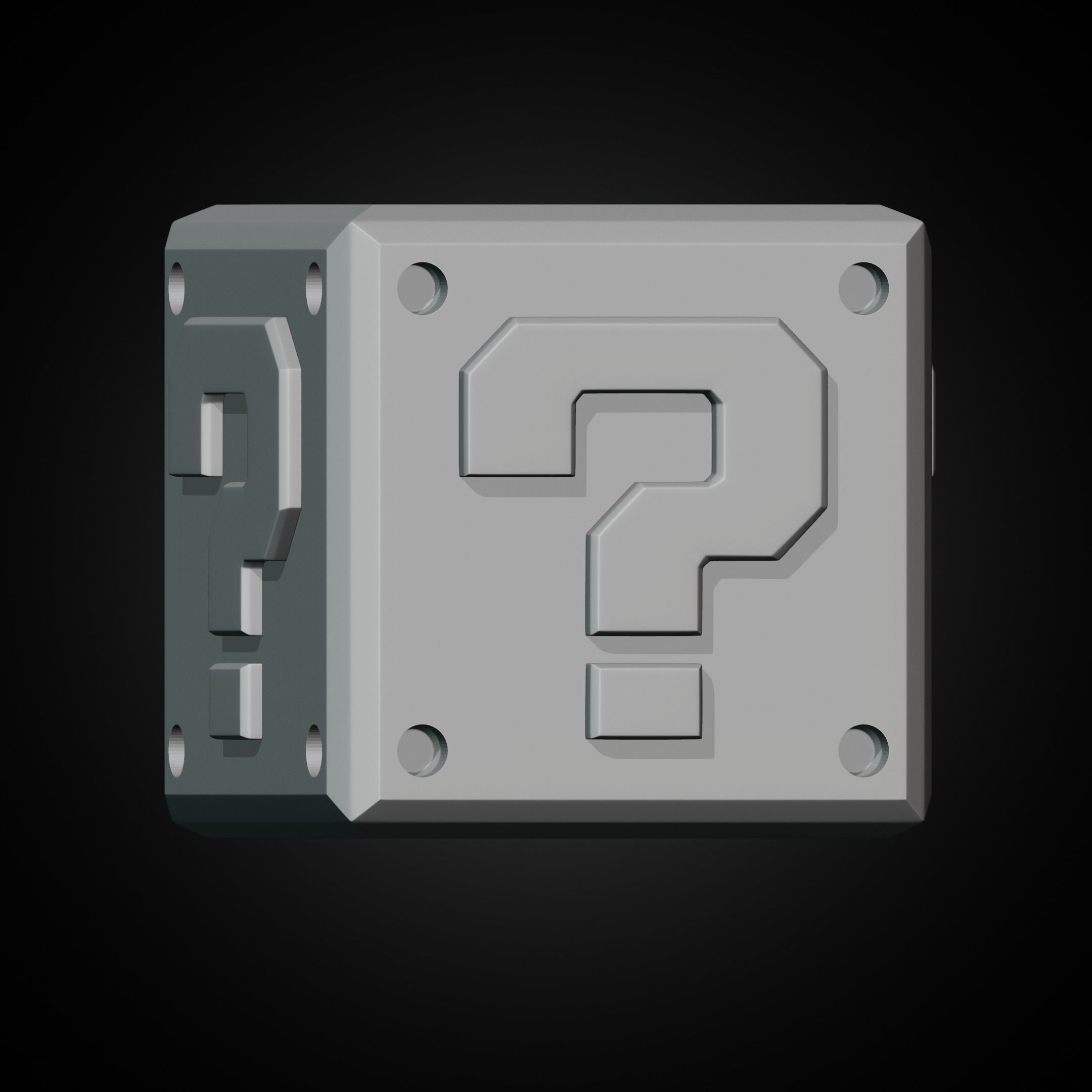 Super Mario Bros Movie Question Block 3D print model_13