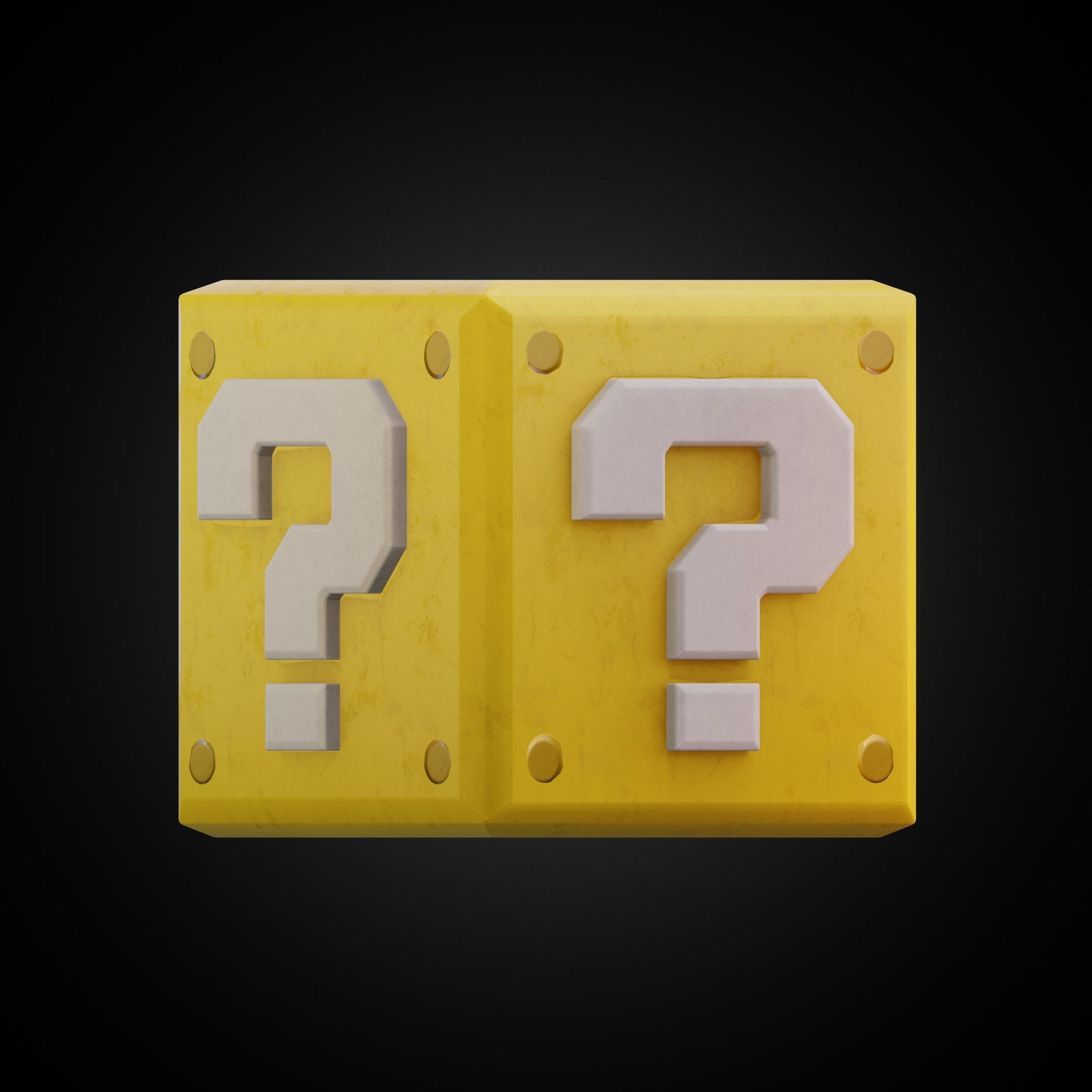 Super Mario Bros Movie Question Block 3D print model_7