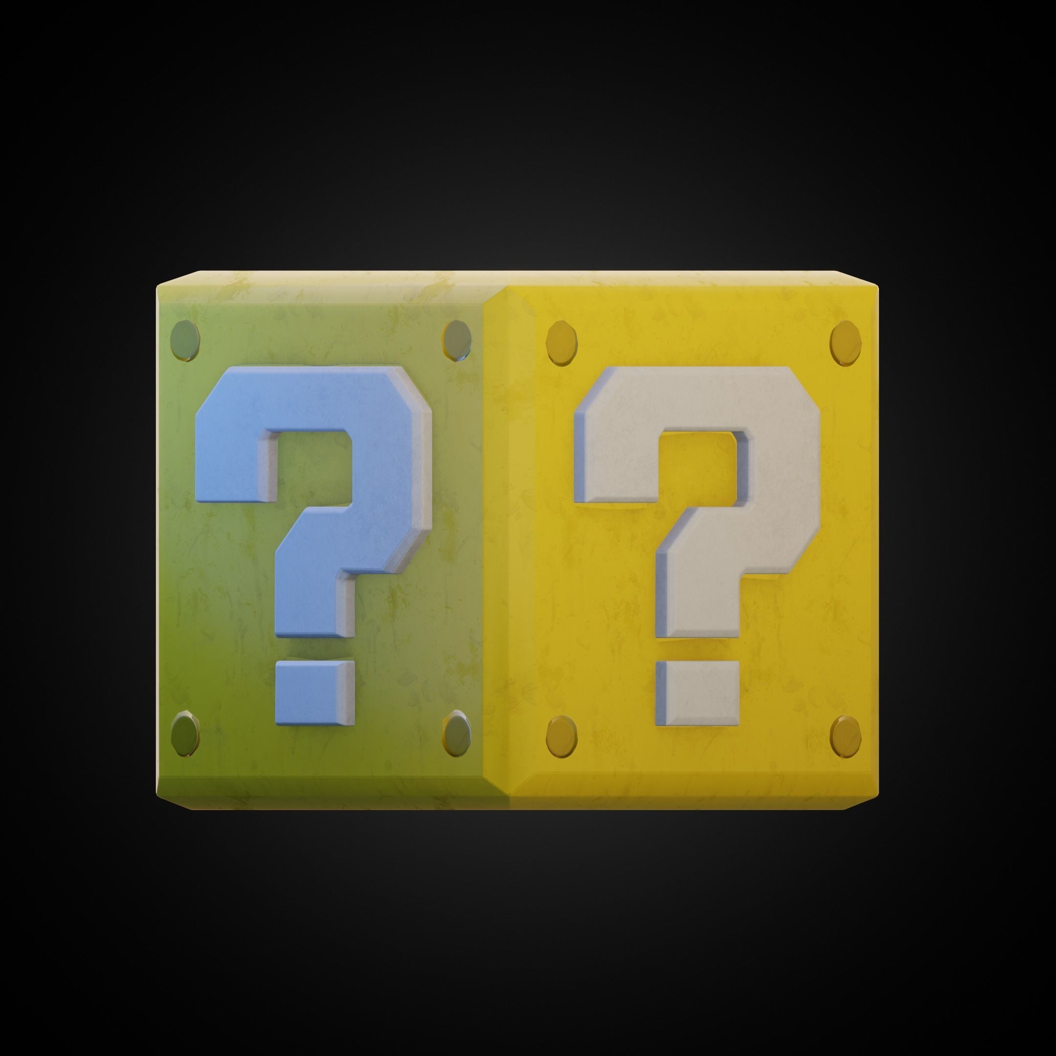 Super Mario Bros Movie Question Block 3D print model_5