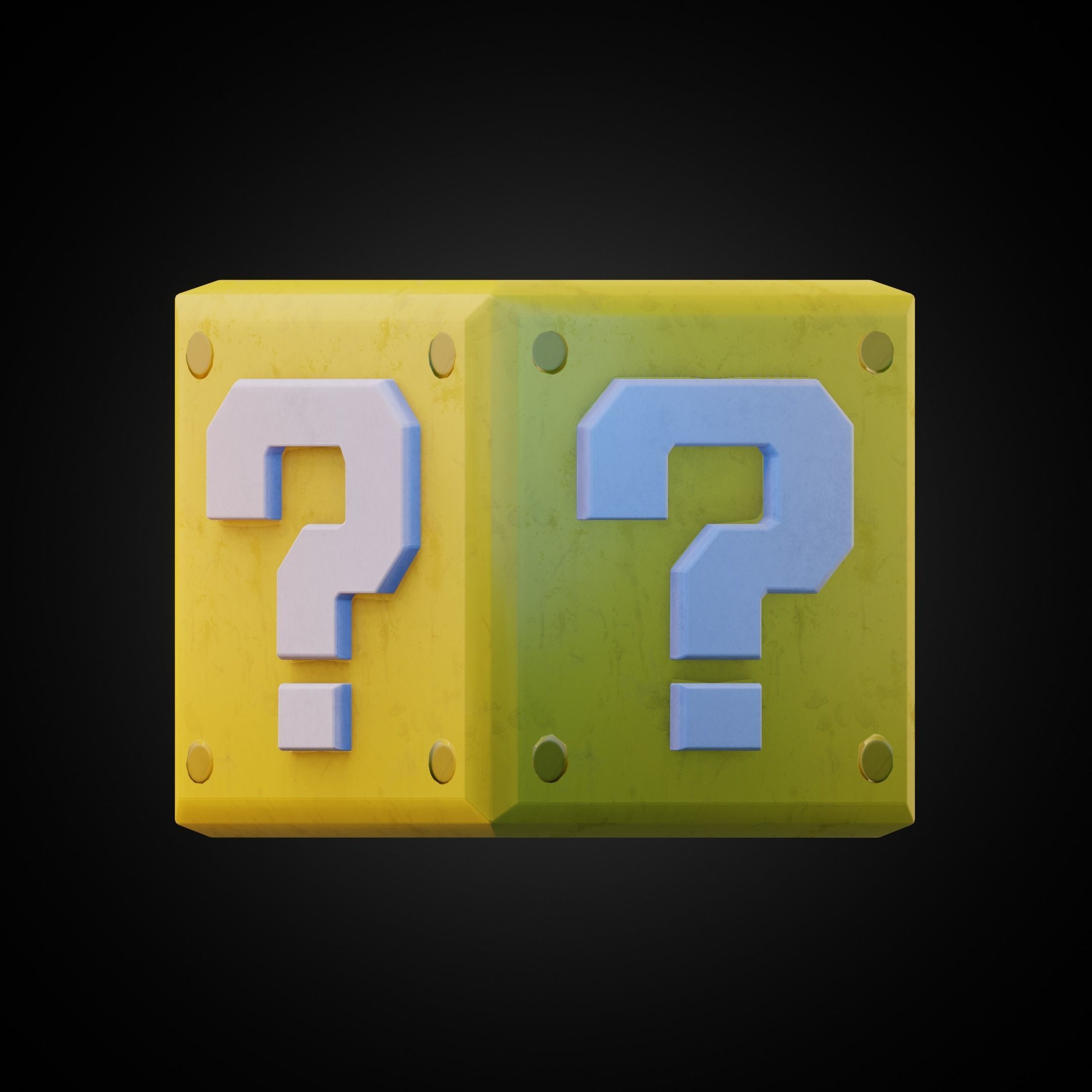 Super Mario Bros Movie Question Block 3D print model_3