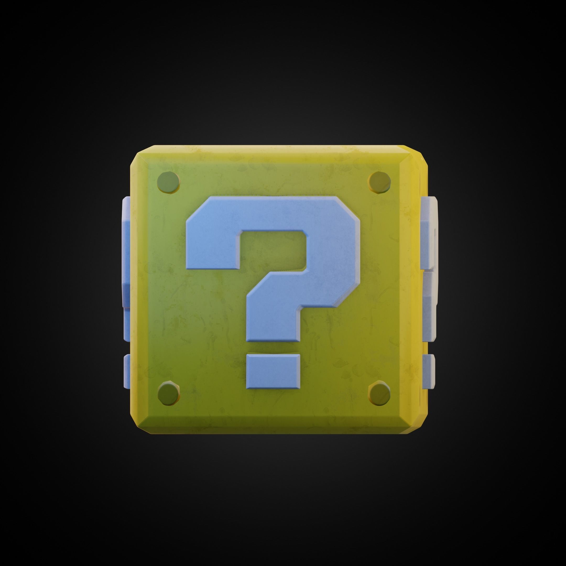 Super Mario Bros Movie Question Block 3D print model_4