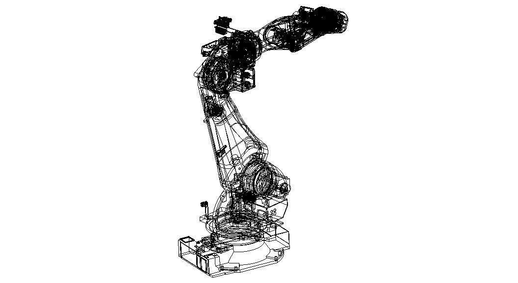 NACHI Spot Welding Robot SRA100H 3D model_32