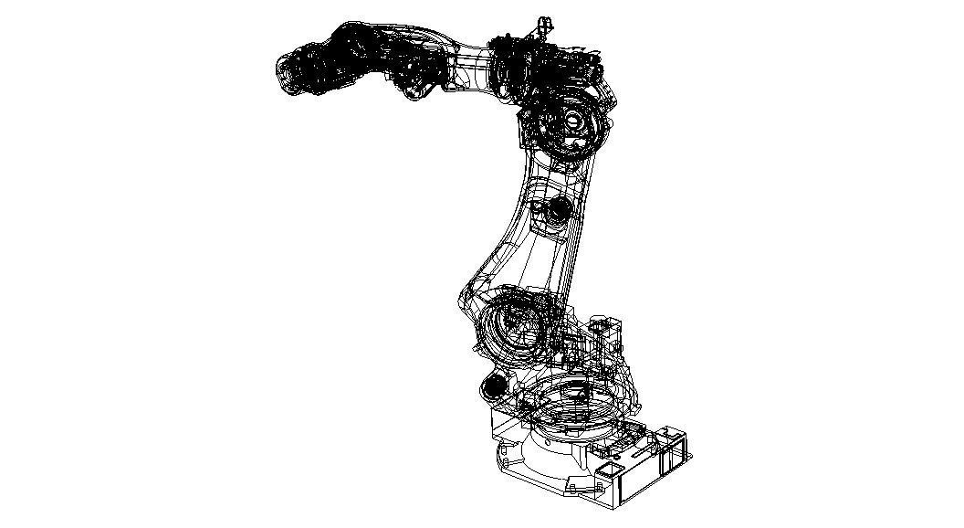 NACHI Spot Welding Robot SRA100H 3D model_4