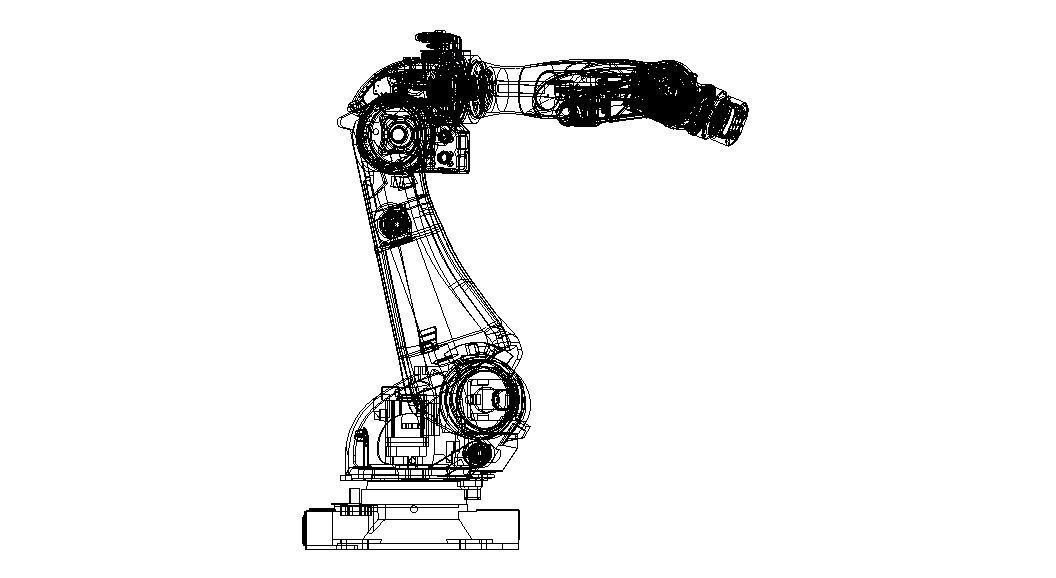 NACHI Spot Welding Robot SRA100H 3D model_12