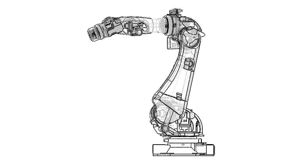 NACHI Spot Welding Robot SRA100H 3D model_7