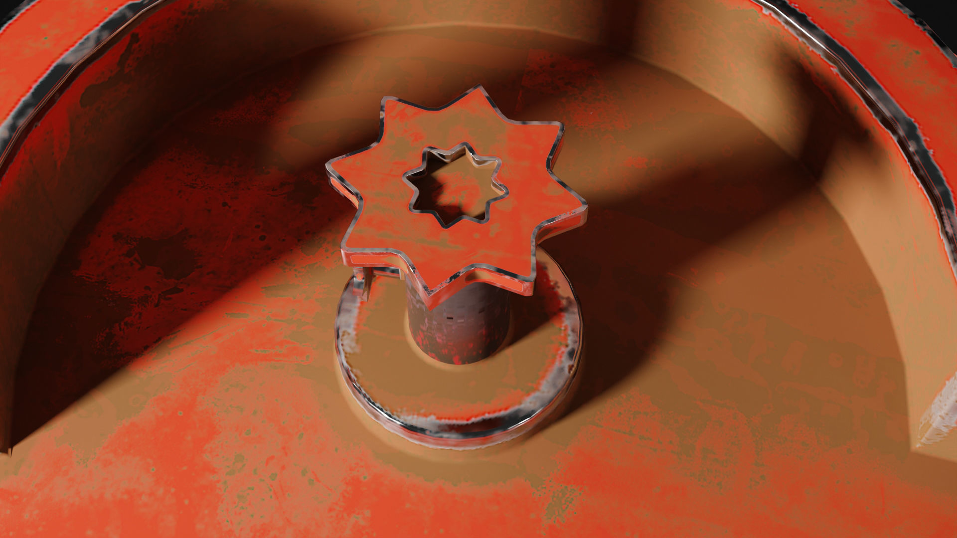 Low - Poly Gas Bottle 3d Model by Nikdox Low-poly 3D model_7