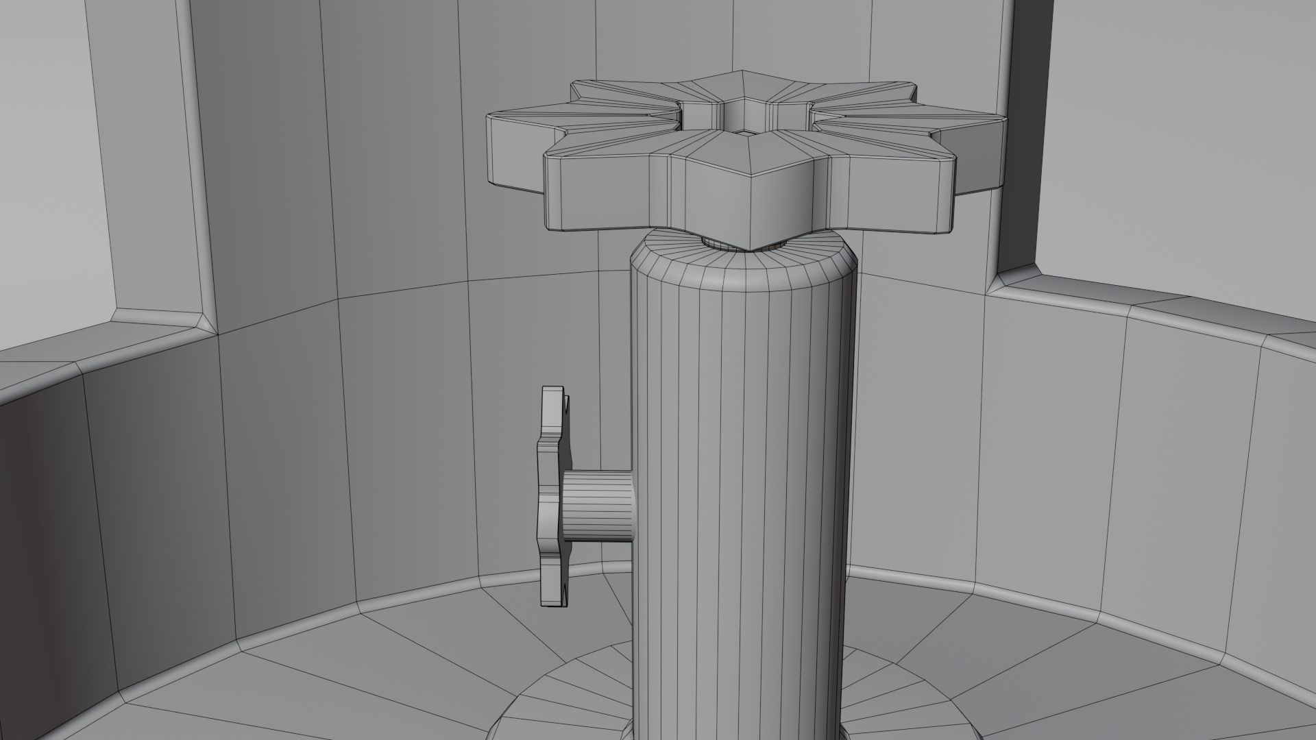 Low - Poly Gas Bottle 3d Model by Nikdox Low-poly 3D model_11