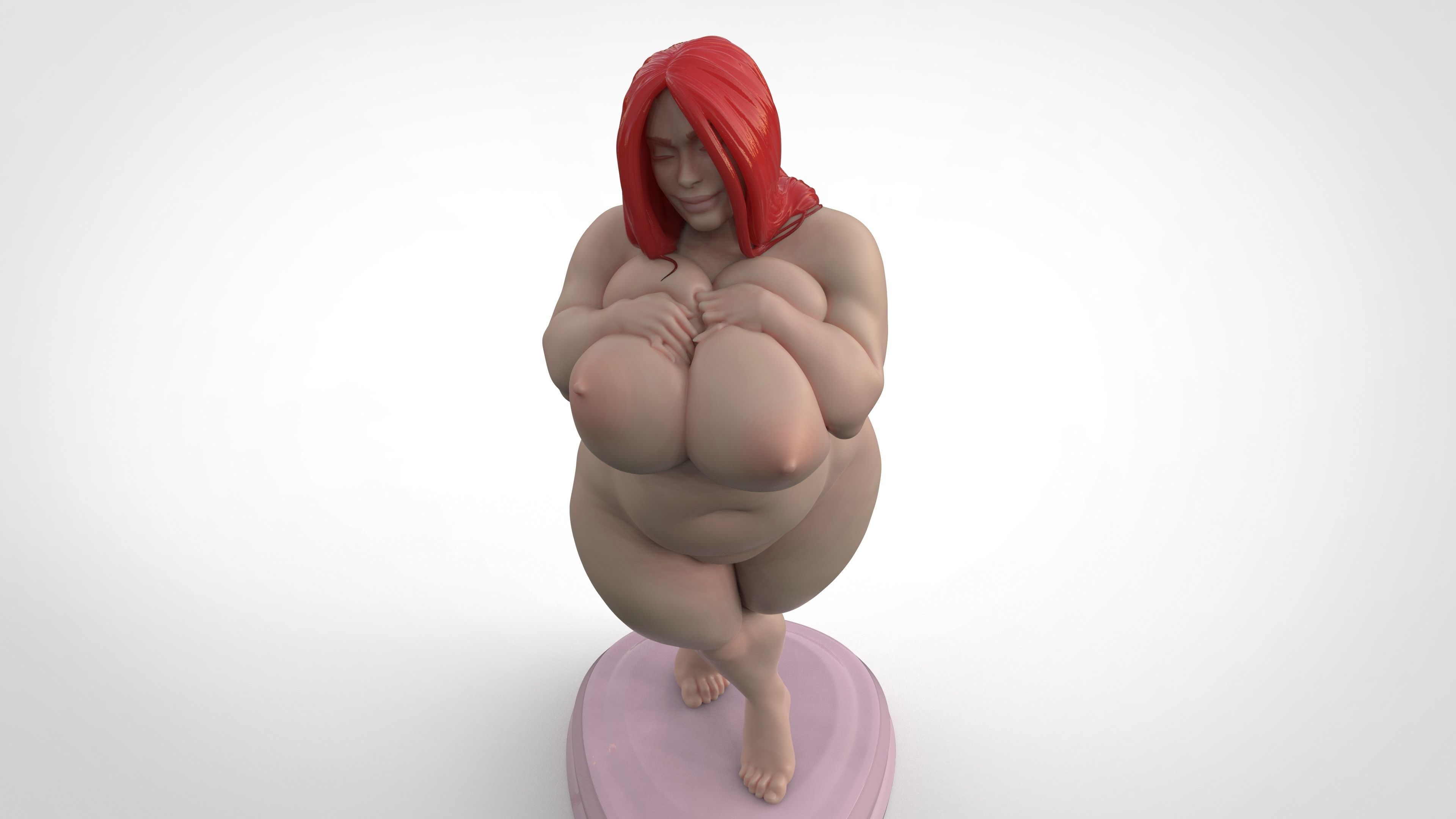 GORDITA EXUBERANTE - EXUBERANT CHUBBY - BIG BREASTS 3D print model_4