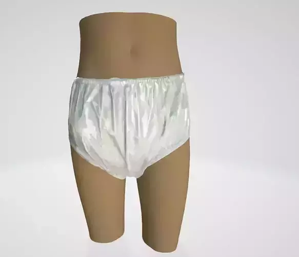 Plastic pants on mannequin