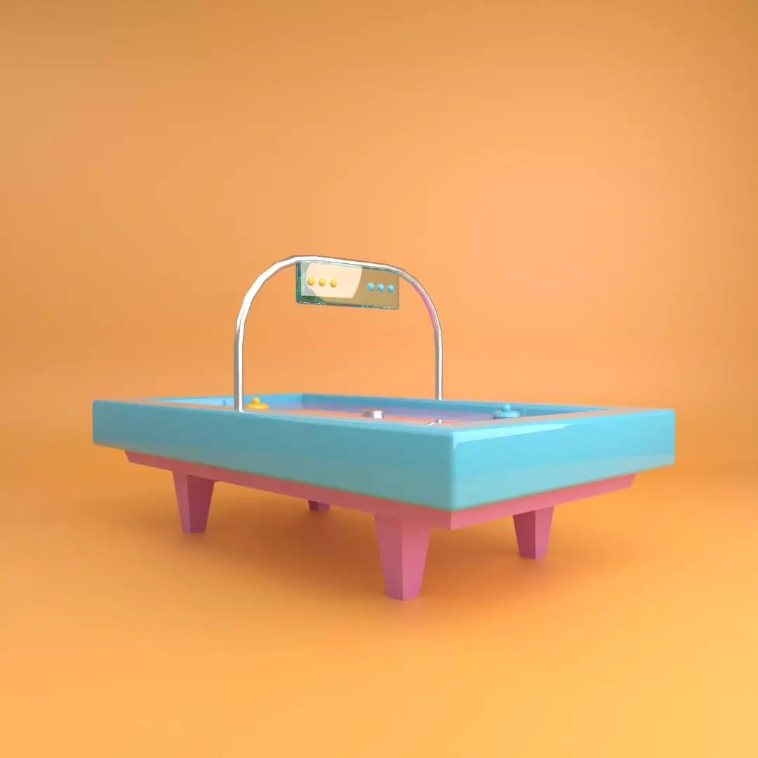 Aero hockey Free 3D model_0